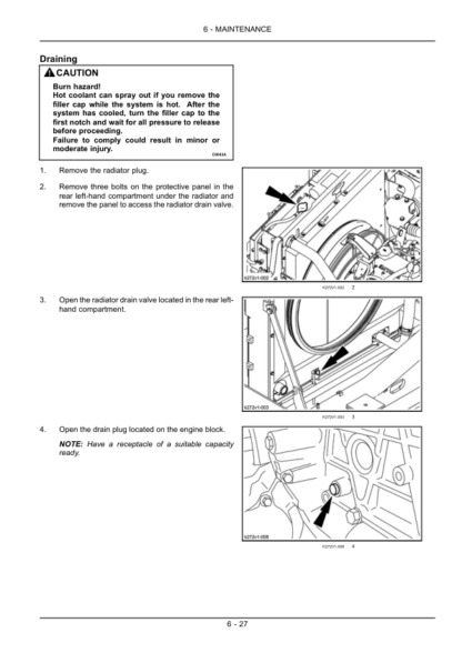 CASE CX210C Excavator Operator's Manual - Image 13