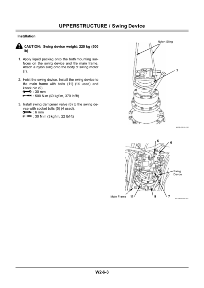 HITACHI ZX170W-3 190W-3 Excavator Workshop Manual - Image 6