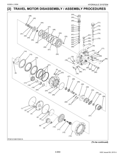 Kubota KX080-4  Excavator Workshop Manual - Image 6