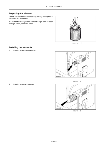 CASE CX210C Excavator Operator's Manual - Image 14