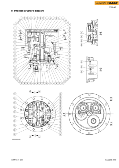 CASE CX75SR Excavator Service Manual - Image 11