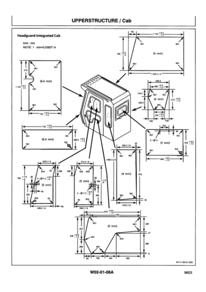 HITACHI EX550 EX550-3 Excavator Workshop Manual - Image 15