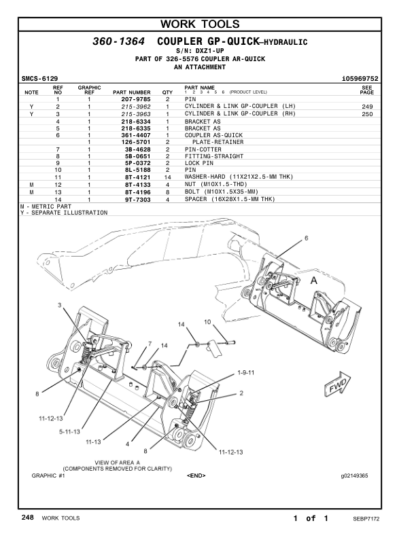 CAT 226B Parts Catalog Manual - Image 15