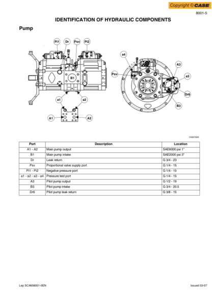 CASE CX460 Excavator Service Manual - Image 7