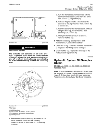 CAT 325F L Excavator Operation and Maintenance Manual - Image 9