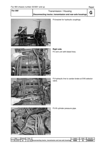 FENDT 916, 920, 924, 926 Favorit Workshop Manual - Image 11