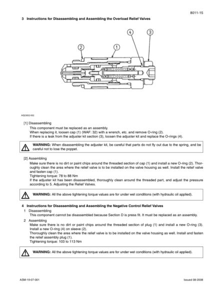 CASE CX75SR Excavator Service Manual - Image 8