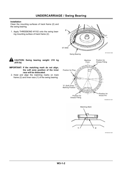 HITACHI ZX170W-3 190W-3 Excavator Workshop Manual - Image 8
