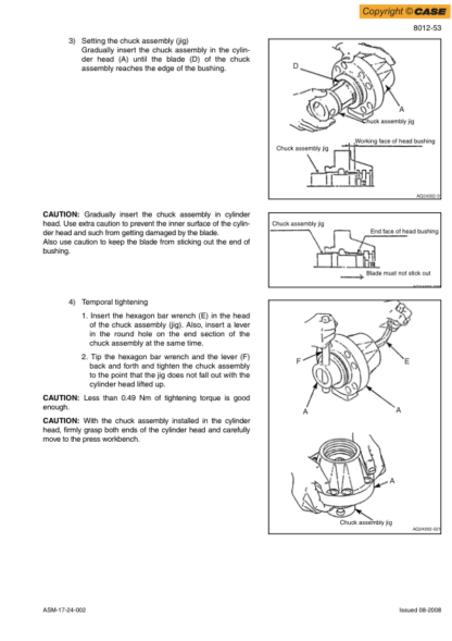 CASE CX75SR Excavator Service Manual - Image 7
