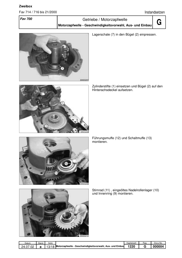 FENDT Favorit Vario 711 712 714 716 Tractor Workshop Manual - Image 10