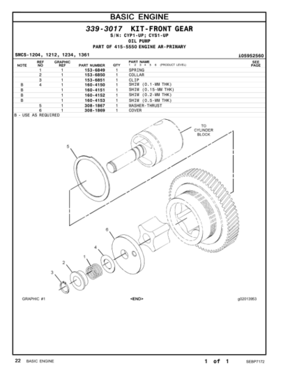 CAT 226B Parts Catalog Manual - Image 6
