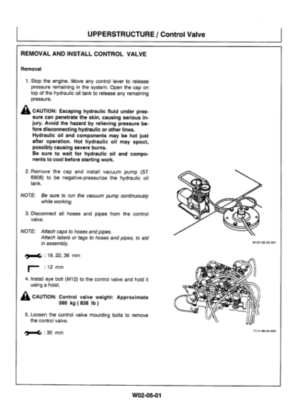 HITACHI EX550 EX550-3 Excavator Workshop Manual - Image 6