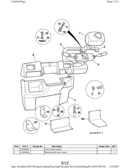 JCB 3CX 4CX Parts Catalog 00460001-00499999 - Image 5