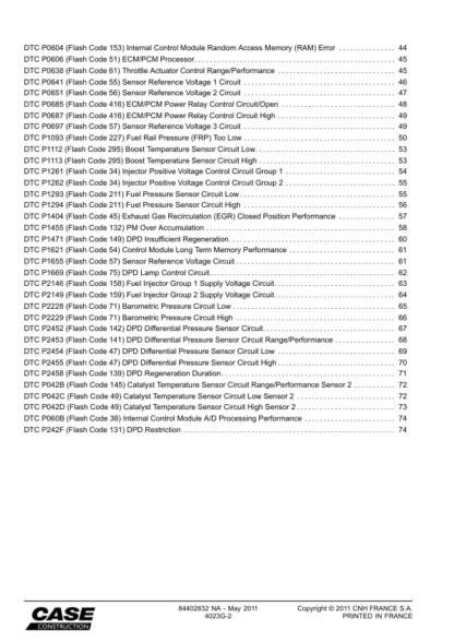 CASE CX350C Excavator Service Manual - Image 4