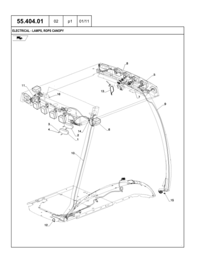CASE 580N SN 590SN Backhoe Parts Catalog - Image 13
