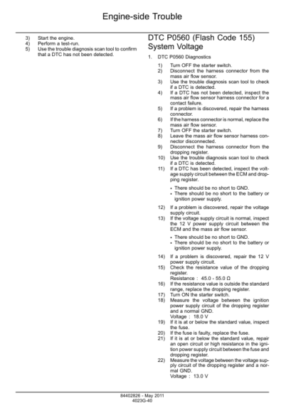 CASE 250C Excavator Service Manual Service Manual - Image 9