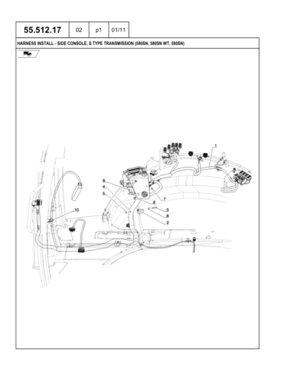 CASE 580N SN 590SN Backhoe Parts Catalog - Image 14