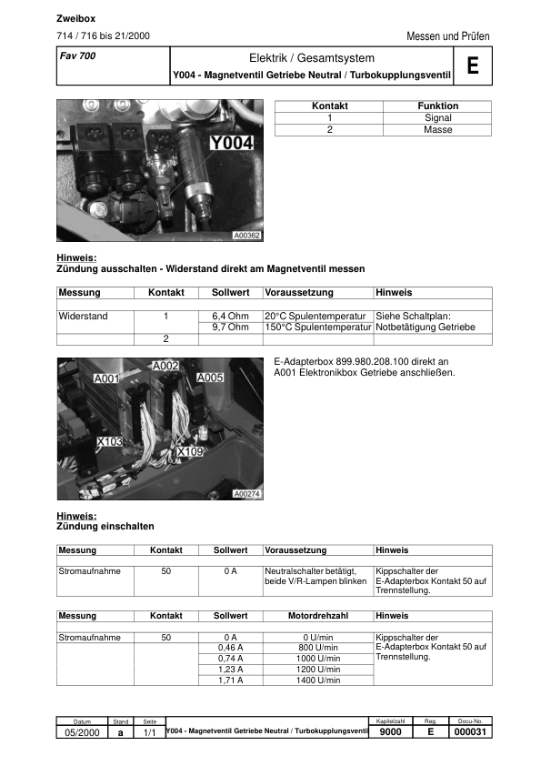 FENDT Favorit Vario 711 712 714 716 Tractor Workshop Manual - Image 17