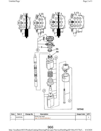 JCB 3CX 4CX Parts Catalog 00460001-00499999 - Image 6