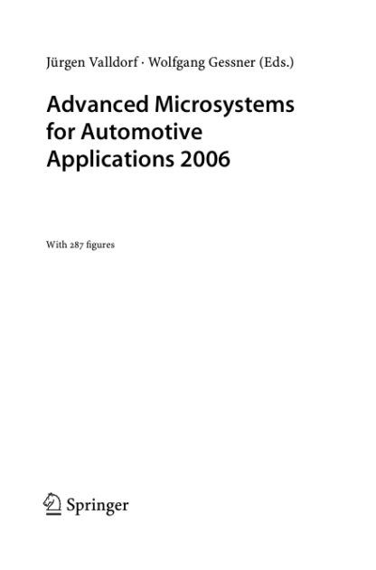 Advanced Microsystems Automotive Applications - Jurgen Valldorf