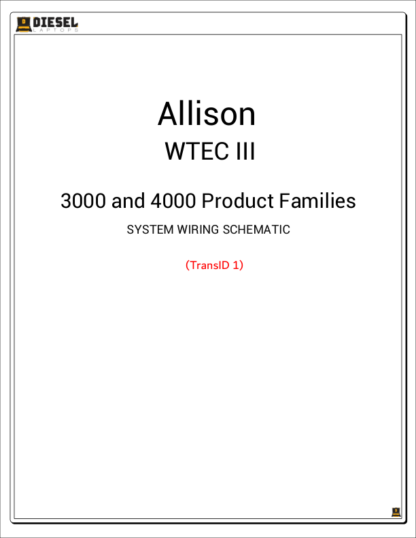 Allison - WTEC III.3000 & 4000 TransID 1