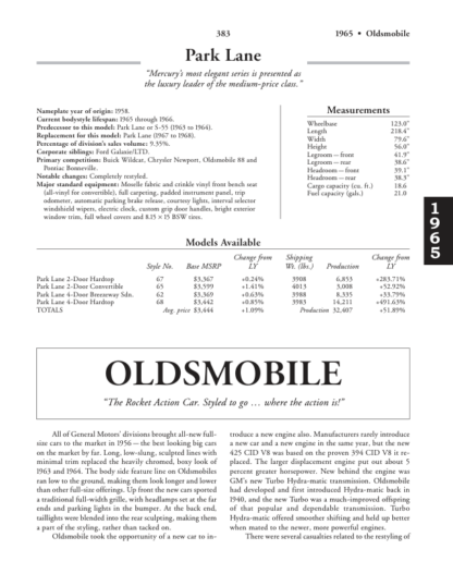 American Cars 1960-1972 - Every Model Year by Year - Image 8