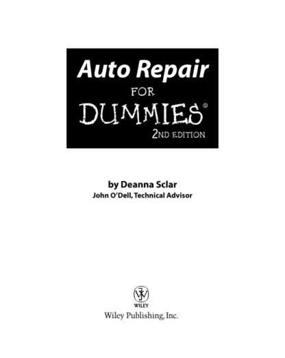 Auto Repair for Dummies 2 Edition - Image 2