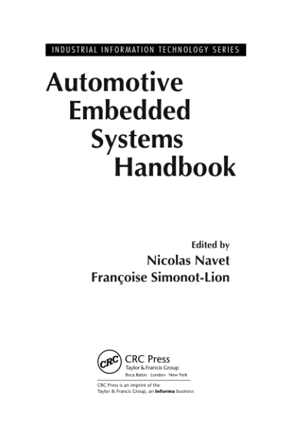 Automotive Embedded Systems - Nicolas Navet - Image 2