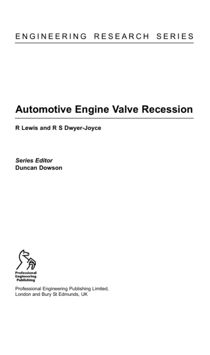 Automotive Engine Valve Recession - R. Lewis - Image 2