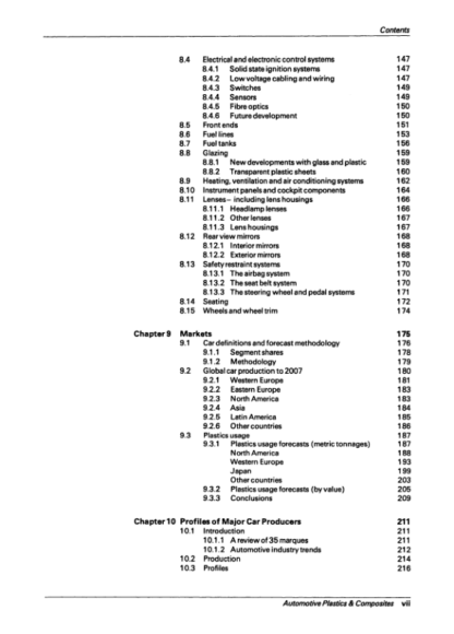 Automotive Plastics & Composites - Worldwide Markets & Trends to 2007 - Image 6