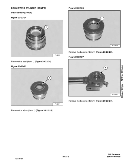 Bobcat 316 Excavator Service Manual - Image 3