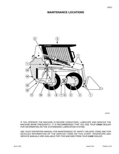 CASE 1840 Skidsteer Service Manual - Image 3