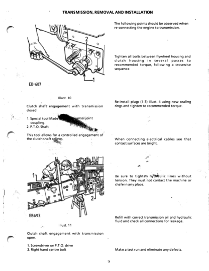 CASE 956 1056 XL International Tractor Workshop Manual - Image 12