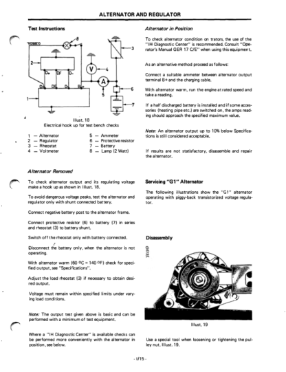 CASE 956 1056 XL International Tractor Workshop Manual - Image 9