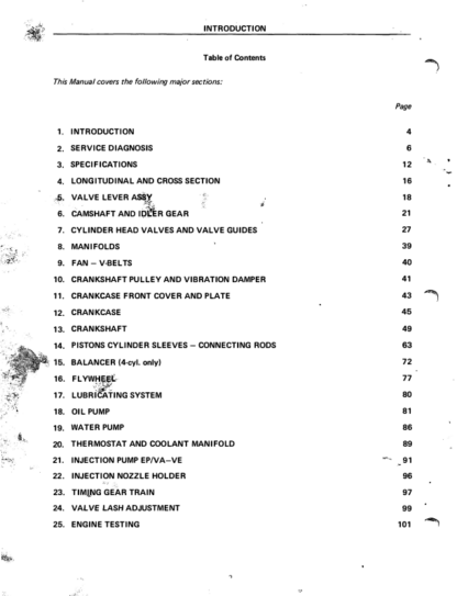 CASE 956 1056 XL International Tractor Workshop Manual - Image 4