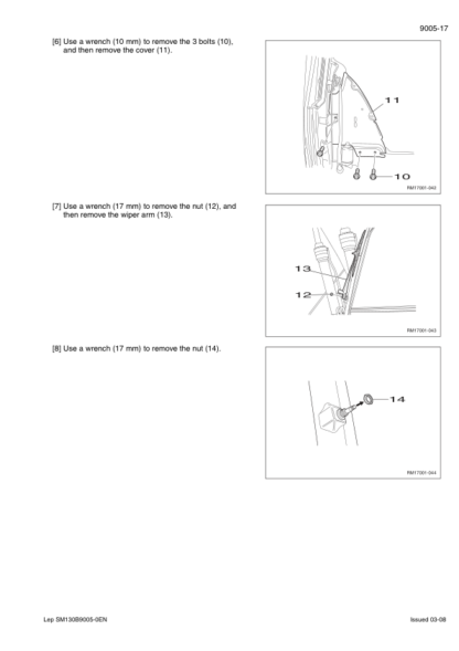 CASE CX130B Tier 3 Crawler Excavator Service Manual - Image 8