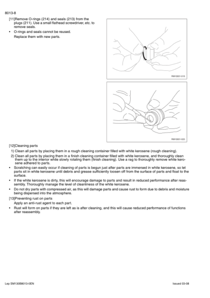 CASE CX130B Tier 3 Crawler Excavator Service Manual - Image 5