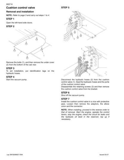 CASE CX210B-CX240B Crawler Excavator Service Manual - Image 8