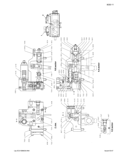 CASE CX210B-CX240B Crawler Excavator Service Manual - Image 13