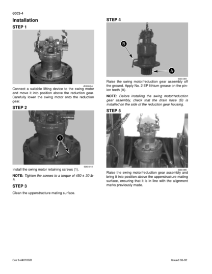 CASE CX290 Excavator Service Manual - Image 5