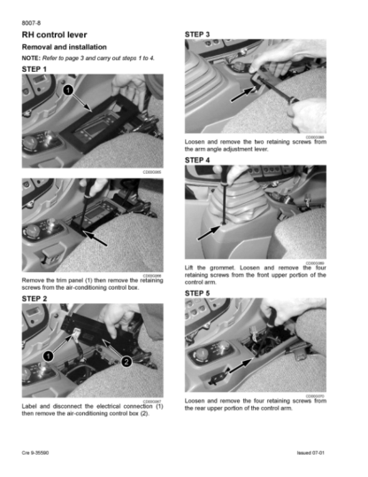 CASE CX290 Excavator Service Manual - Image 9