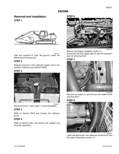 CASE CX290 Excavator Service Manual - Image 12