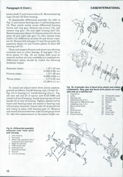 CASE IH 5120 5130 5140 Tractor Shop Manual - Image 4