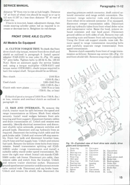 CASE IH 5120 5130 5140 Tractor Shop Manual - Image 5