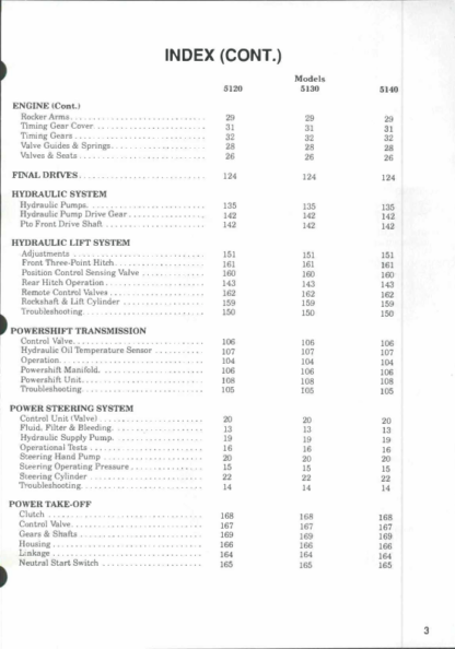 CASE IH 5120 5130 5140 Tractor Shop Manual - Image 7