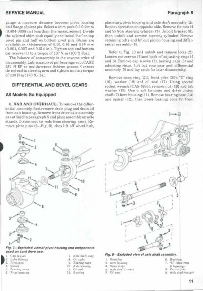 CASE IH 5120 5130 5140 Tractor Shop Manual - Image 3