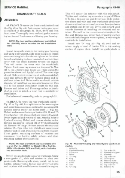 CASE IH 5120 5130 5140 Tractor Shop Manual - Image 10