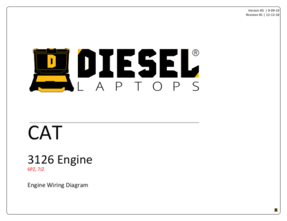 CAT - 3126B.Prefix 6PZ or 7JZ