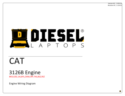 CAT - 3126B.Prefix BKD, 1AJ, 8YL, or 7AS