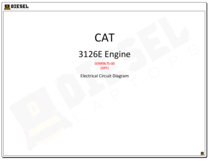 CAT - 3126E.3126E with Prefix DPF